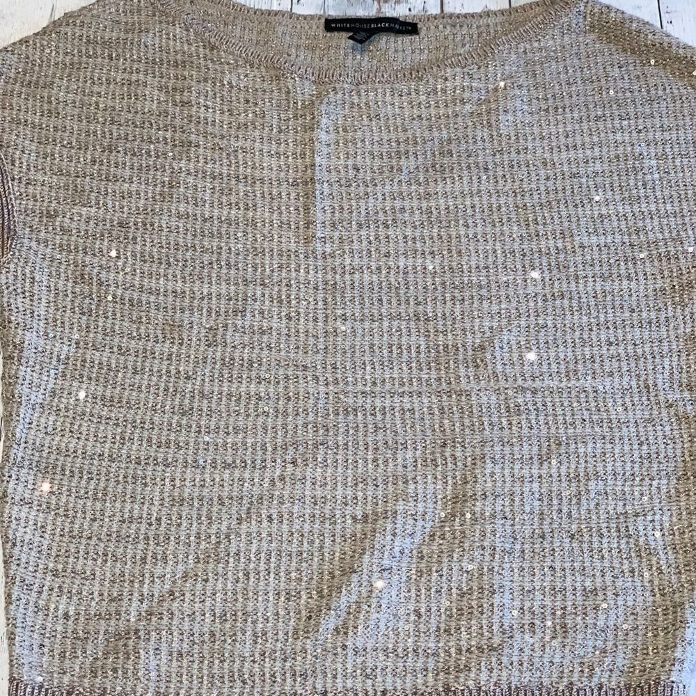 White House Black Market Sequin Top